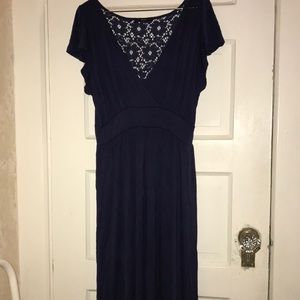 Navy tshirt dress